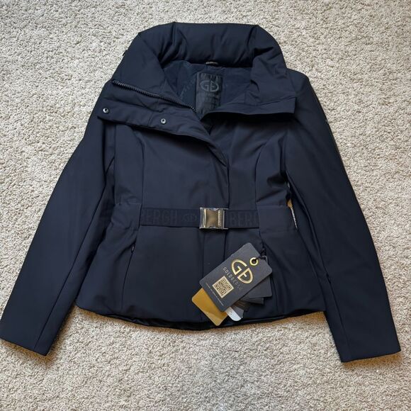 Goldbergh Elegante Belt Ski Jacket Soft Shell Insulated Coat Hooded US 8 NWT - Picture 9 of 11